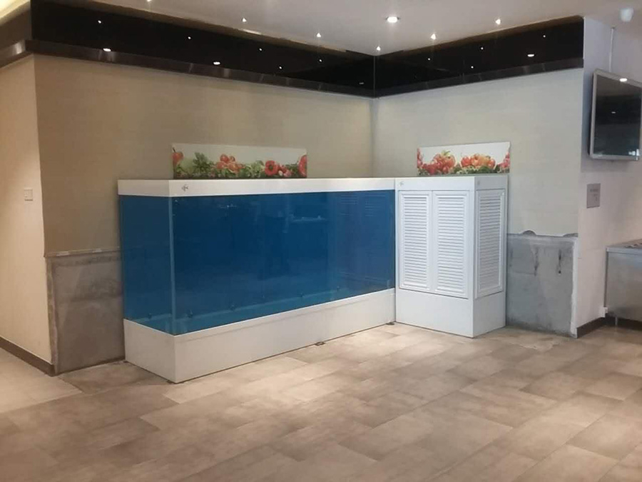 室內(nèi)大型魚缸定制案例
